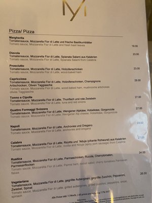 Menu photo 1 Restaurant Caprice Wengen, BE Menu photo 1 Restaurant Caprice Wengen, BE