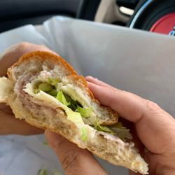 Sam's Subs & Soup - Stale roll with not much on it