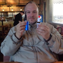Magic Vapor Shop - Eric enjoying some awesome Morley's A and W root beer e-liquid!!