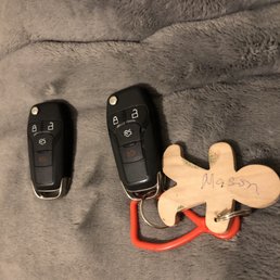 New key(left) Old key(right)