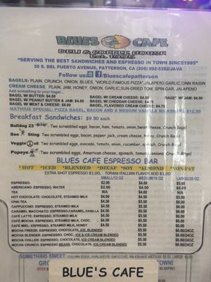 Menu photo 3 Blues Cafe Patterson, CA