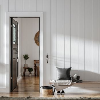 Sunshine Cleaning - Meticulous care creates welcoming sanctuaries. The entry bench, polished wood floor, and shiplap wall appear beautifully pristine. - Home Cleaning Near Me Sunshine Cleaning - Meticulous care creates welcoming sanctuaries. The entry bench, polished wood floor, and shiplap wall appear beautifully pristine. - Home Cleaning Near Me
