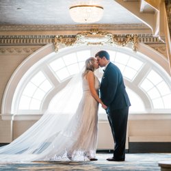 Betsy Wise Bridal - Custom wedding gown and veil, vintage reconstruction.  [Christian Bull Photography]