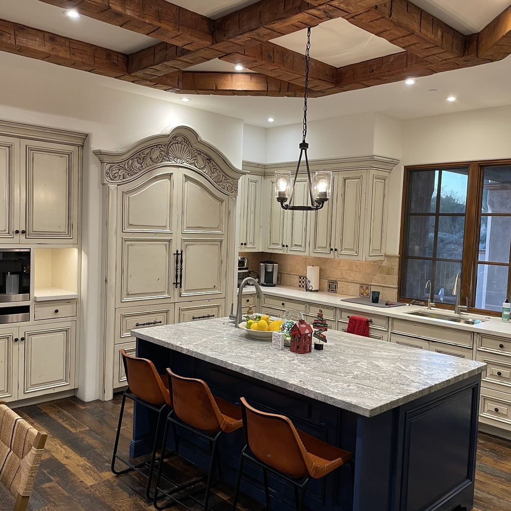 Lux Home Remodeling - a kitchen with a large island - General Contractors Near Me Lux Home Remodeling - a kitchen with a large island - General Contractors Near Me