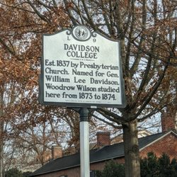 Davidson College Historical Marker - Davidson College Historical Marker