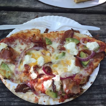 Miguel's Pizza - I got ricotta, extra cheese, onions, bacon, and avocado....delicious!! - Pizza Near Me - Slade, Kentucky