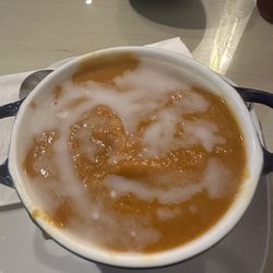 Tioga Bistro - Pumpkin soup.