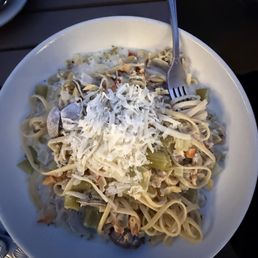 Linguine with clams Linguine with clams