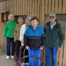 The Courtyard of Loveland Assisted Living - Resident outing to the Budweiser Ranch event