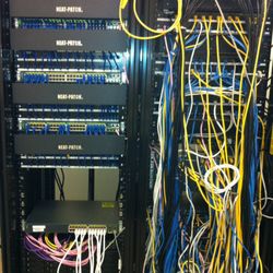 CT IT Services - This was a Rack/Server/Switch cleanup. Two full, enclosed racks. This was a job that nobody wanted to tackle.