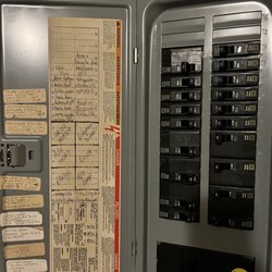 Smart Pro Electric - Electric box that needed work on removing double tapped wiring on breaker and adding a pigtain.