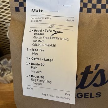 Bart's Bagels - Our order - Bagels Near Me - Philadelphia, Pennsylvania Bart's Bagels - Our order - Bagels Near Me - Philadelphia, Pennsylvania