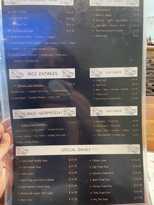 Menu photo 3 Chef's Phở & Grill San Marcos, CA