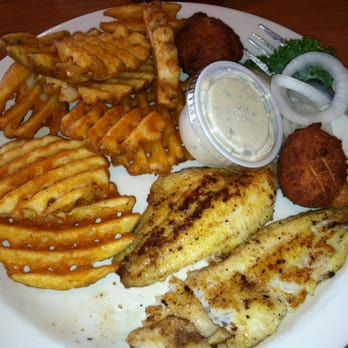 Anglers White River - Catfish plate--also comes with beans, pickled green tomatoes, and slaw. - American Near Me - Allison, Arkansas