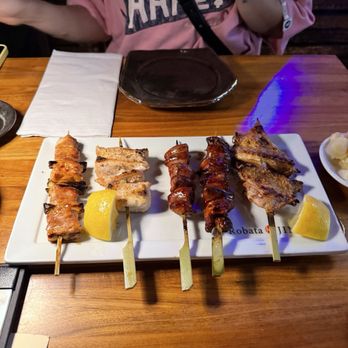Robata JINYA - 3rd St. - Assorted yakitori - Japanese Near Me - Los Angeles, California Robata JINYA - 3rd St. - Assorted yakitori - Japanese Near Me - Los Angeles, California