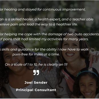 David Allan Wellness - Testimonial from a patient I've seen for 30+ years. - Chiropractors Near Me - Los Angeles, California David Allan Wellness - Testimonial from a patient I've seen for 30+ years. - Chiropractors Near Me - Los Angeles, California