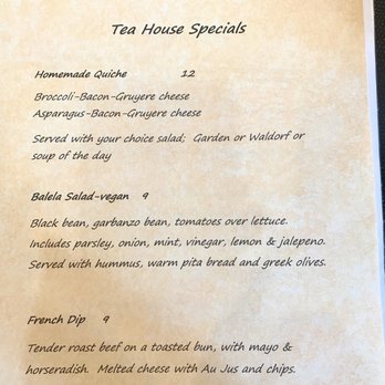 Tea House 650 - Menu - Coffee & Tea Near Me - Crystal River, Florida