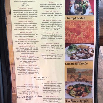 Los Agaves - Menu p. 8 - Mexican Near Me - Thomasville, North Carolina