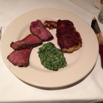 Bobby Van's Grill - Porterhouse, creamed spinach, hashed browns - American Near Me - Washington, DC, District of Columbia