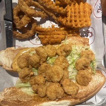 The Spot - Uncle Bill's Famous Shrimp Po' Boy - Burgers Near Me - Galveston, Texas