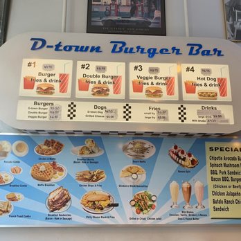 D-town Burger Bar 2 - menu and prices - Burgers Near Me - Los Angeles, California D-town Burger Bar 2 - menu and prices - Burgers Near Me - Los Angeles, California