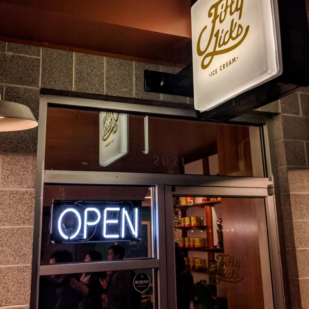 Fifty Licks - The lines have been fairly short, in my experience, but sampling can cause them to move slowly - Ice Cream & Frozen Yogurt Near Me - Portland, Oregon Fifty Licks - The lines have been fairly short, in my experience, but sampling can cause them to move slowly - Ice Cream & Frozen Yogurt Near Me - Portland, Oregon