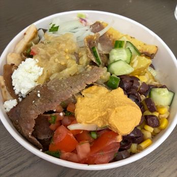 Pita Yeero - Don't let the pic fool ya, it's a large bowl! - Greek Near Me - New York, New York Pita Yeero - Don't let the pic fool ya, it's a large bowl! - Greek Near Me - New York, New York