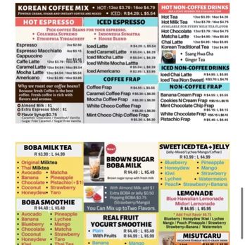 The Bloom Coffee Roasters - Menu - Coffee & Tea Near Me - Copperas Cove, Texas