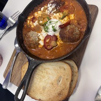 Cafe Weekend - Shakshuka - meatballs were moist - Breakfast & Brunch Near Me - Allston, Massachusetts Cafe Weekend - Shakshuka - meatballs were moist - Breakfast & Brunch Near Me - Allston, Massachusetts