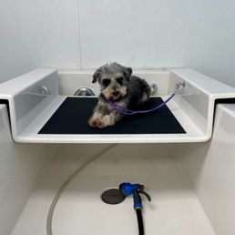 Self-service wash ($17 for small pups). Self-service wash ($17 for small pups).