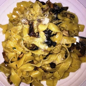 Sorellina - mouth-watering, decadent and perfect fettuccine w/ exotic mushrooms & truffle butter. best pasta i've ever had out! - Italian Near Me - Boston, Massachusetts