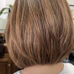 Hair color and cut