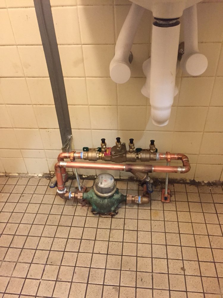 Slide of J P Tracy plumbing