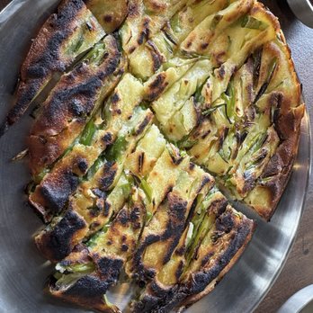 POCHA By Kye Won - The scallion pancake was crispy and flavorful. - Korean Near Me - Saxonburg, Pennsylvania POCHA By Kye Won - The scallion pancake was crispy and flavorful. - Korean Near Me - Saxonburg, Pennsylvania