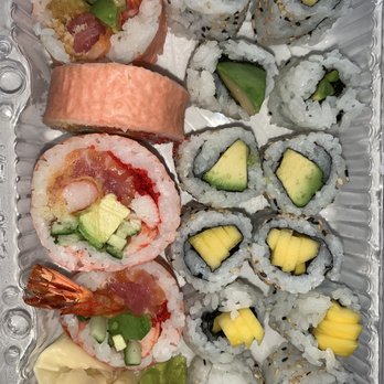 Kavan Sushi - a variety of sushi in a plastic container - Japanese Near Me - Laval, Quebec