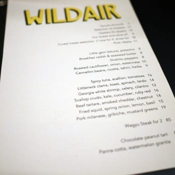 Wildair - New American Near Me - New York, New York Wildair - New American Near Me - New York, New York