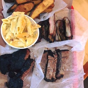 Meat U Anywhere BBQ - The brisket, burnt ends, ribs, jalapeño/bacon Mac n cheese and potato wedges. - Barbeque Near Me - Grapevine, Texas Meat U Anywhere BBQ - The brisket, burnt ends, ribs, jalapeño/bacon Mac n cheese and potato wedges. - Barbeque Near Me - Grapevine, Texas