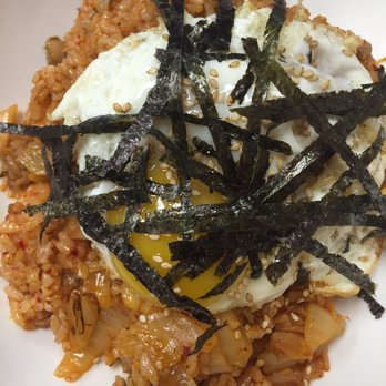 K Restaurant - Kimchi Fried Rice ($8) - Korean Near Me - Peabody, Massachusetts