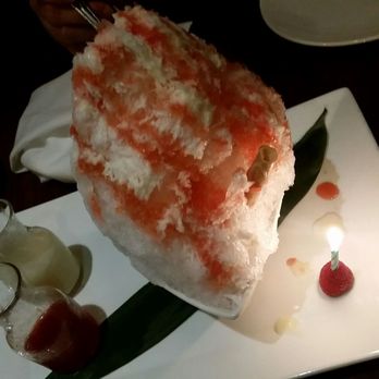 Matsuhisa - This is a beautiful complimentary dessert I got for my birthday! - Sushi Bars Near Me - Denver, Colorado Matsuhisa - This is a beautiful complimentary dessert I got for my birthday! - Sushi Bars Near Me - Denver, Colorado