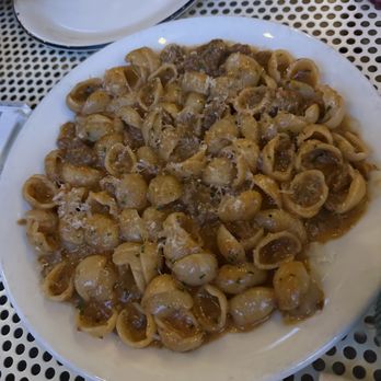 Birdie's - Orecchiette with pork ragu, Parmesan, and parsley $24 - French Near Me - Austin, Texas Birdie's - Orecchiette with pork ragu, Parmesan, and parsley $24 - French Near Me - Austin, Texas