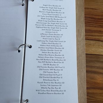 Table Salt - Whiskey Selection - Seafood Near Me - Bar Harbor, Maine