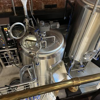 Altar Society Brewing - Looking down at the brewing vats - Brewpubs Near Me - Long Beach, California Altar Society Brewing - Looking down at the brewing vats - Brewpubs Near Me - Long Beach, California