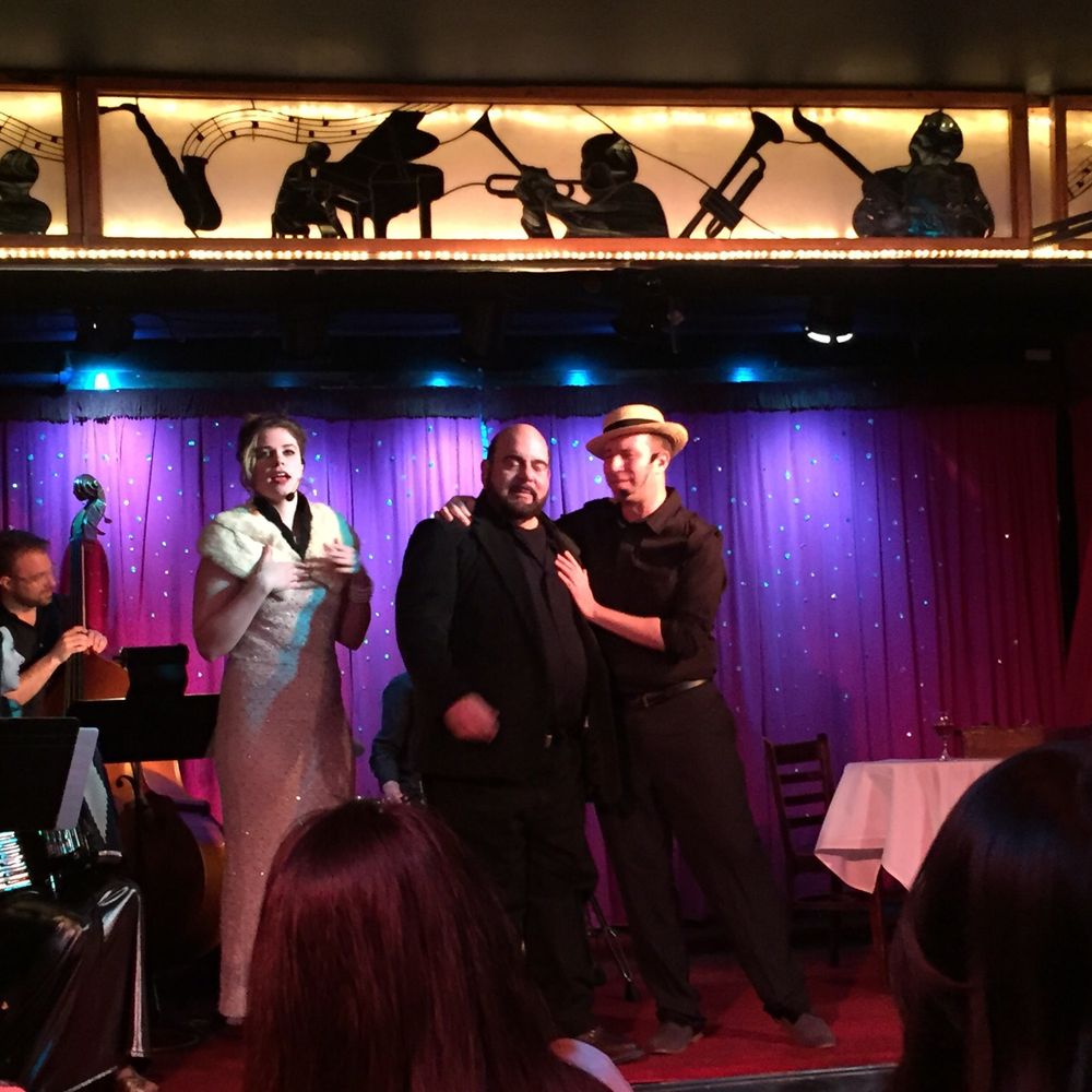 Truffles Mystery : Immersive - That's my "shy" boo on stage with the cast. - Comedy Clubs Near Me - New York, New York Truffles Mystery : Immersive - That's my "shy" boo on stage with the cast. - Comedy Clubs Near Me - New York, New York