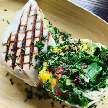 Rich 'n Greens - Mango Salmon as a wrap - Mexican Near Me - Cologne, NW