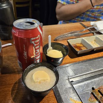 BBQ Chung Dam - They gave us ice cream and we enjoyed soda float - Korean Near Me - Los Angeles, California
