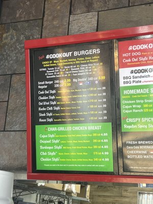 Menu photo 4 Cook Out Pooler, GA Menu photo 4 Cook Out Pooler, GA