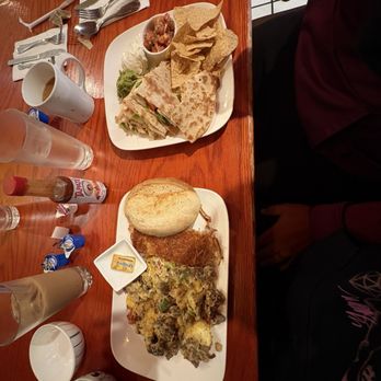 Cafe Mason - Philadelphia steak and eggs  Chicken quesadilla - Breakfast & Brunch Near Me - San Francisco, California