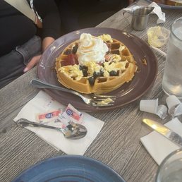 Waffle... yum! Waffle... yum!