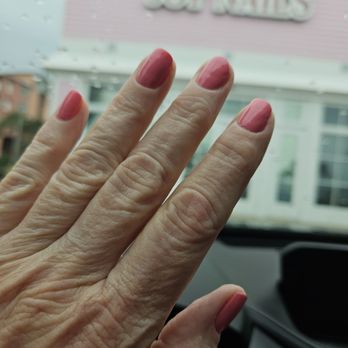 Joy Nails - Done with acrylic - Nail Salons Near Me - Galveston, Texas