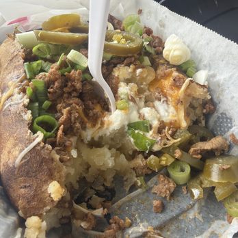 Mr & Mrs Potato - The original with Asada. - Food Stands Near Me - Canoga Park, California Mr & Mrs Potato - The original with Asada. - Food Stands Near Me - Canoga Park, California